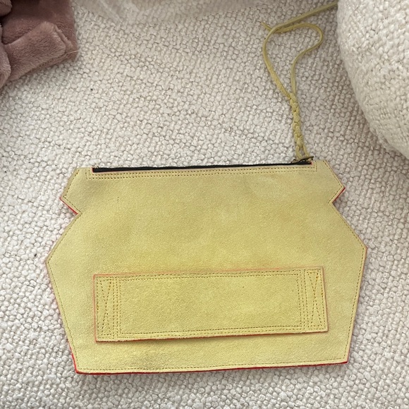 madeline chadwick Handbags - Madeline Chadwick Yellow Wristlet Clutch